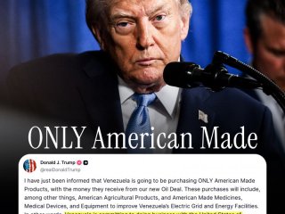 Венецуела ще закупува САМО произведени в Америка продукти с парите от петролната ни сделка: Тръмп
