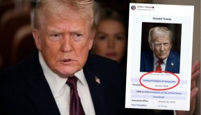 Тръмп се обяви за „и. д. президент на Венецуела“ в Truth Social: Фото на деня