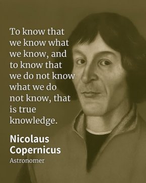 
Да знаем, че знаем това, което знаем,
и да знаем, че не знаем това, което не знаем —
това е истинското знание
