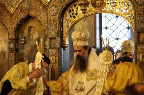   Цар и патриарх с Митрофанова на черква   