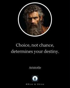 Изборът, а не случайността, определя твоята съдба