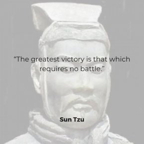 
Най-голямата победа е тази, която не изисква битка