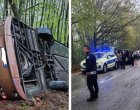 Катастрофиралият автобус край Малко Търново е бил работещ двигател и без дръпната ръчна спирачка 