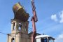 Автокран изпусна купола на църква в село Голема Раковица 