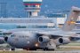 Огромен военнотранспортен самолет C-17 на САЩ кацна в София дни след махането на цистерните