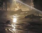 Бурята остави Струмяни без ток и вода, 7 души са евакуирани, мостове са разрушени