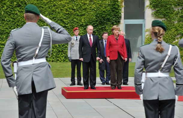 Путин и Меркел