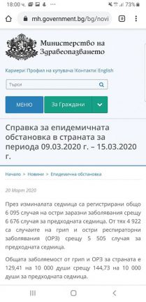101 311 грипозни у нас при първия случай на К19:МЗ