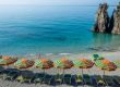 The Monterosso al Mare beach in the Cinque Terre region