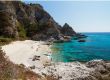 The Capo Vaticano beach in the south of Tropea in Calabria, Italy