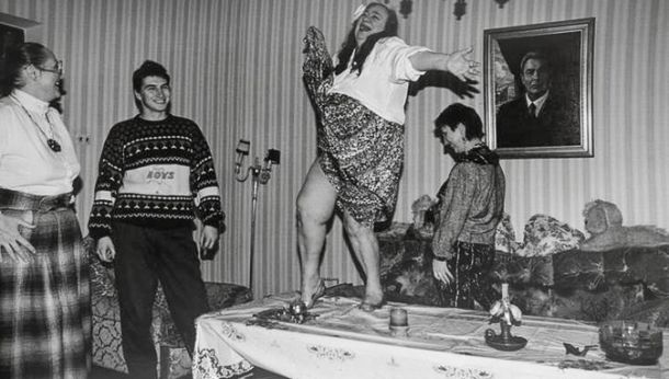 Леонид Илич Брежнев и дъщеря му Галина