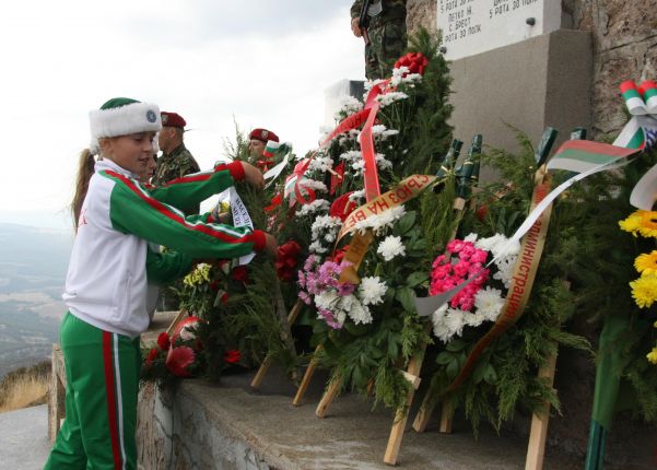 Възстановка на началото на Балканската война - връх Шейновец