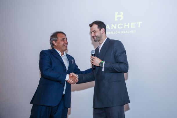 Bianchet представи часовника Flying Tourbillon Grande Date в София с Григор Димитров