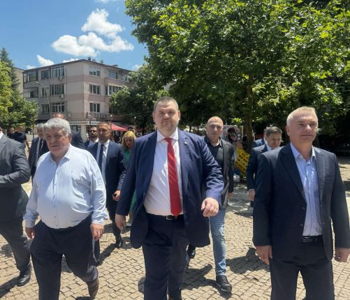    Делян Пеевски, председател на ДПС, посети Търговище