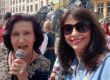Бг хора на площада в Лион 