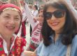 Бг хора на площада в Лион 