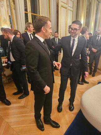  Сорос-син с Макрон в Елисейския дворец: ФОТОГАЛЕРИЯ НА НОЩТА 