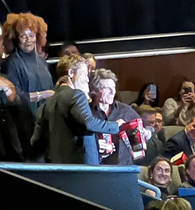   Порязов с Том Круз на премиерата на Running Man в Лондон