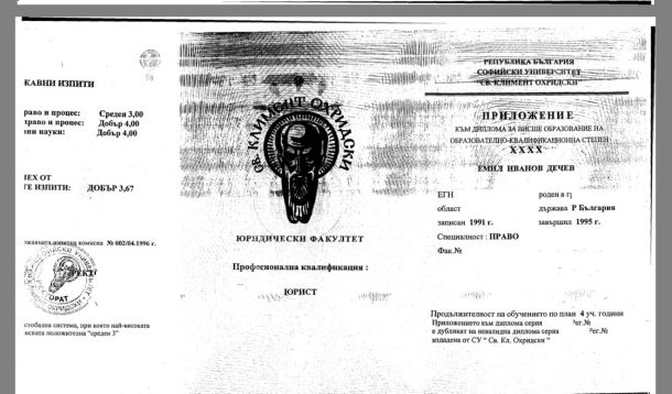 Среден (3) по наказателно право има вътрешният министър, досега наказателен съдия