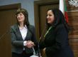 (Екатерина Захариева (ляво) - министър на регионалното развитие и благоустройството и Лиляна Павлова