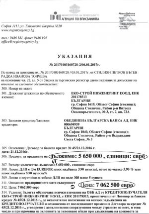 Кой и как уреди €5-те кредитни милиона на Гинка от ОББ