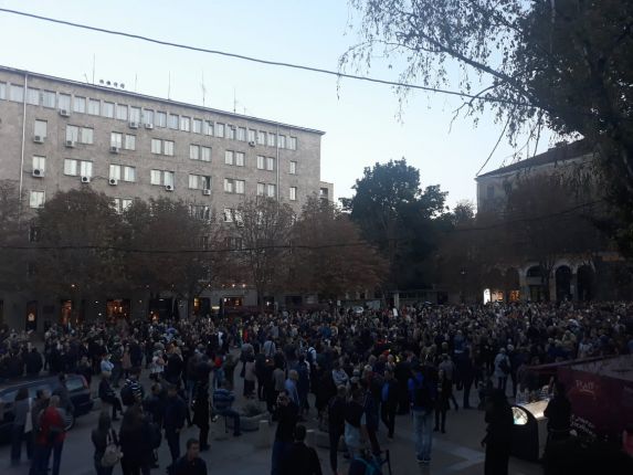 Бдение в памет на убитата Виктория в София