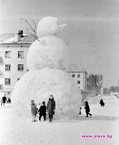 Фото на деня: А какъв сняг имаше...