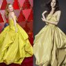 Лесли Ман и нейната рокля Zac Posen Pre-Fall 2017